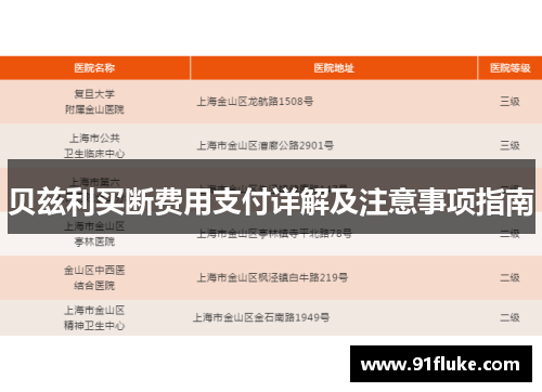 贝兹利买断费用支付详解及注意事项指南 贝兹利买断费用支付详解及注意事项指南